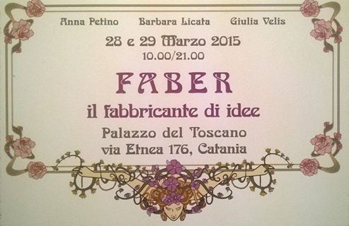 28 & 29 Marzo  Esposizione all Palazzo del Toscano (Catania)
